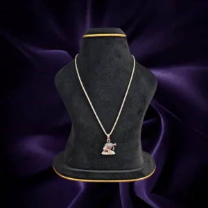 92.5 sterling silver Chhatrapati Shivaji Maharaj pendant chain