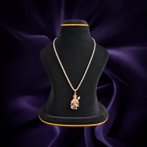 92.5 sterling silver Lord Hanuman Gada pendant chain