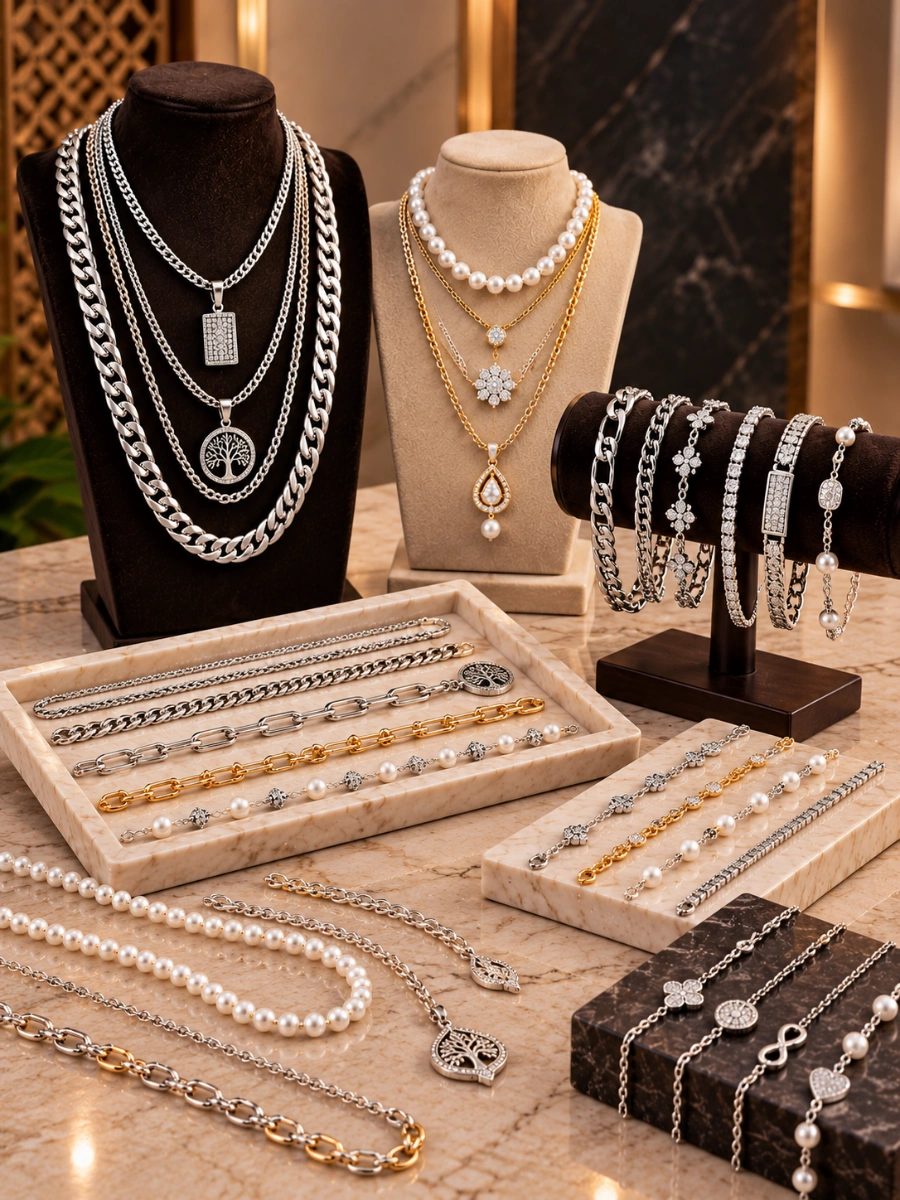 Chains, Bracelets & Pearls