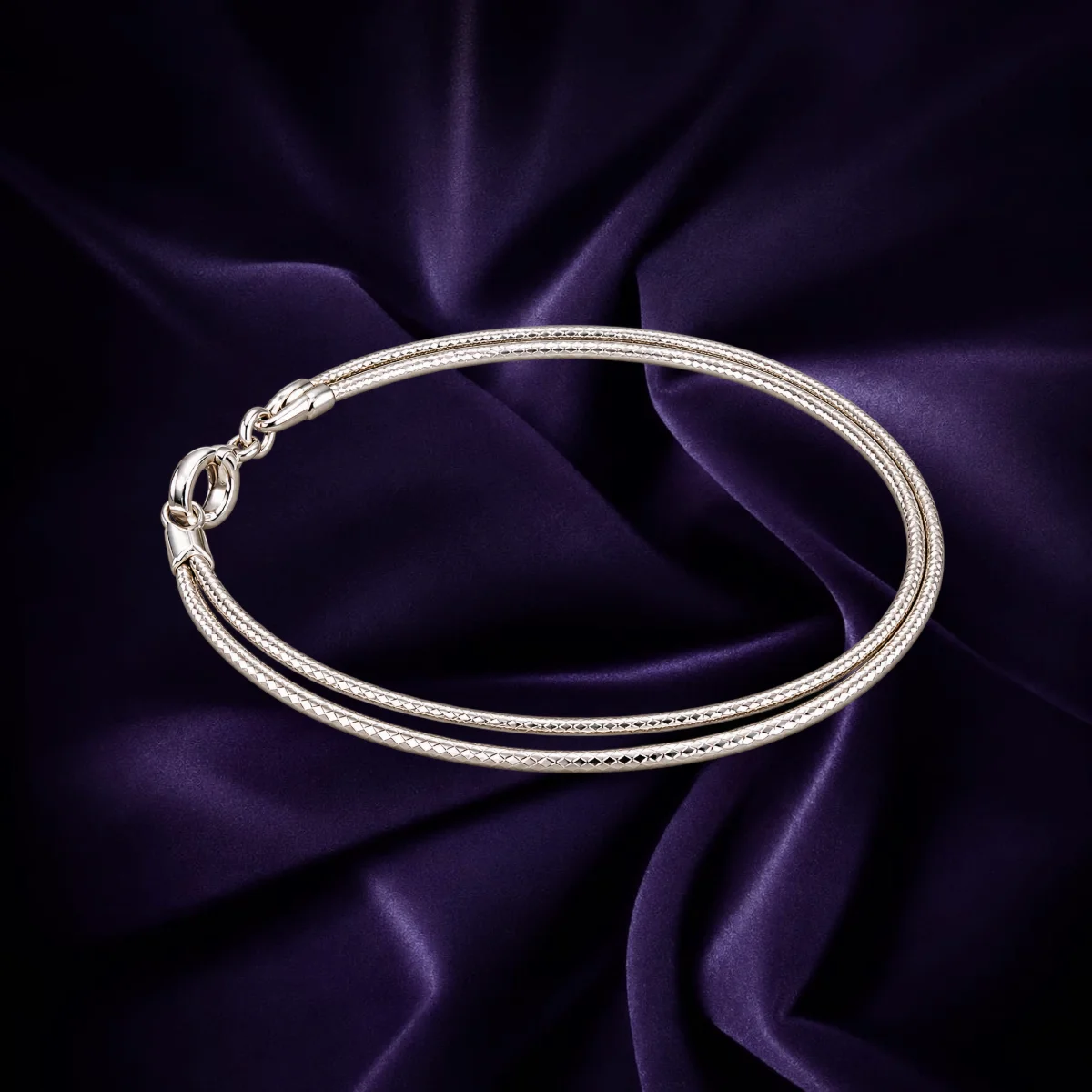 Double line delicate bracelet for girls