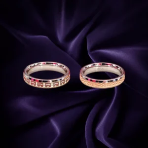 pattern 92.5 sterling silver rings Image Title: Geometric Pattern 92.5 Sterling Silver Rings