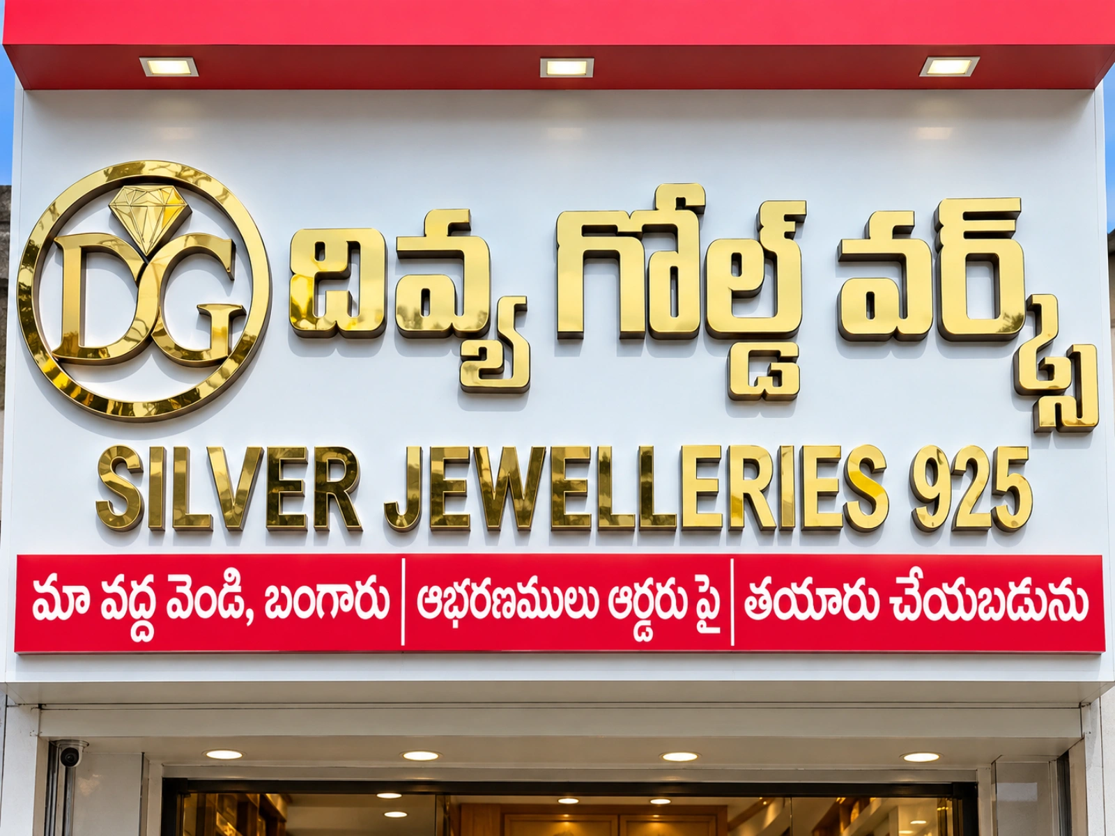 Divya Gold Works Shop Front